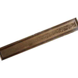 Extra Long Ayat Kursi Teak Wood Calligraphy (L300xW30xT6cm) - Grand Scale